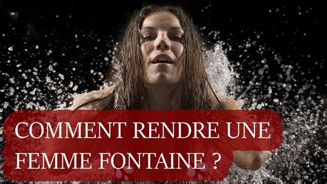 vidéo femme fontaine